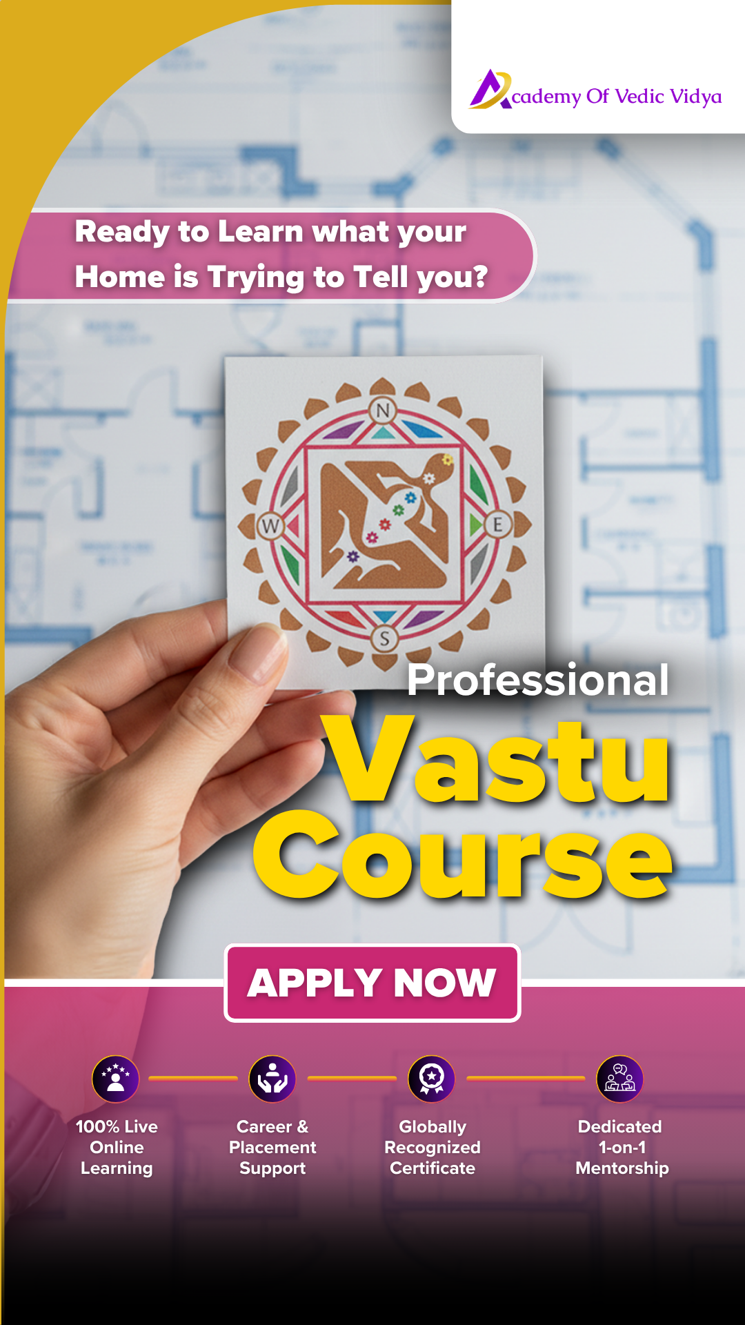 Academy of Vedic Vidya Facebook ad