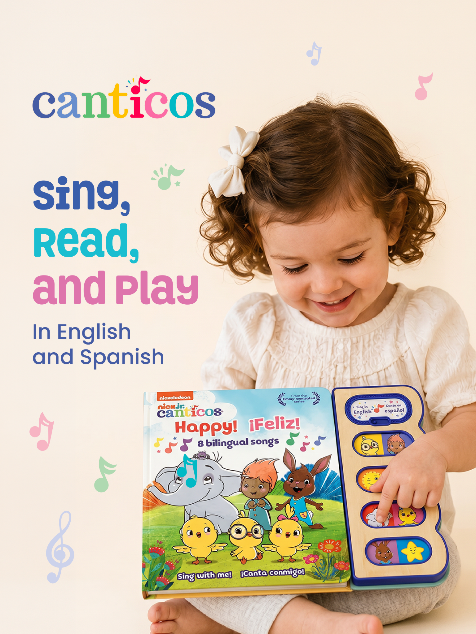 Canticos Facebook ad: Learn Through Play