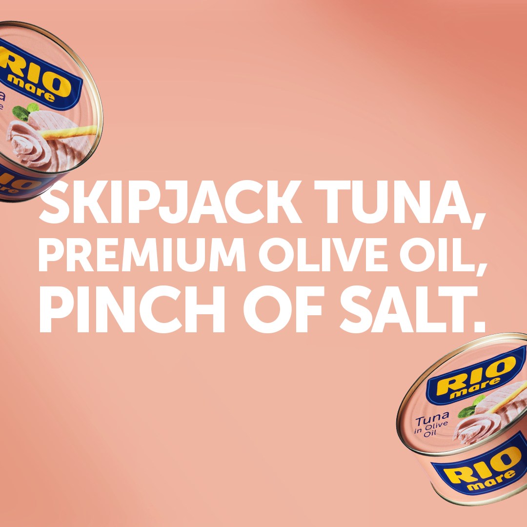 Rio Mare Facebook ad: Solid tuna, rich olive oil, and a hint…