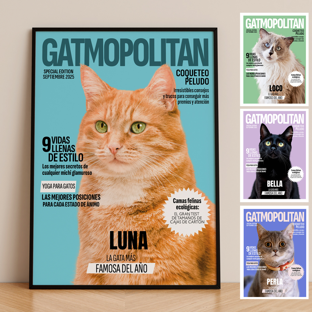 Pet Printed Facebook ad: Póster personalizado