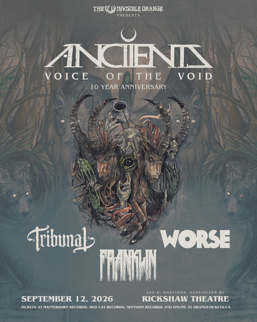 The Invisible Orange Facebook ad: ANCIIENTS: Ten Years of Voice of The Void