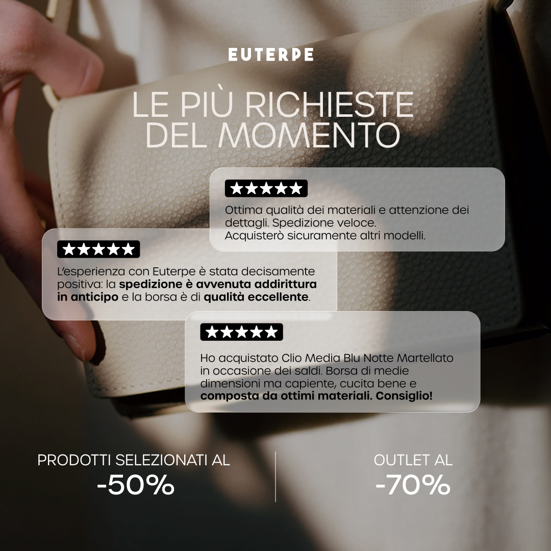 Euterpe Studio Facebook ad: Saldi Euterpe al -50%