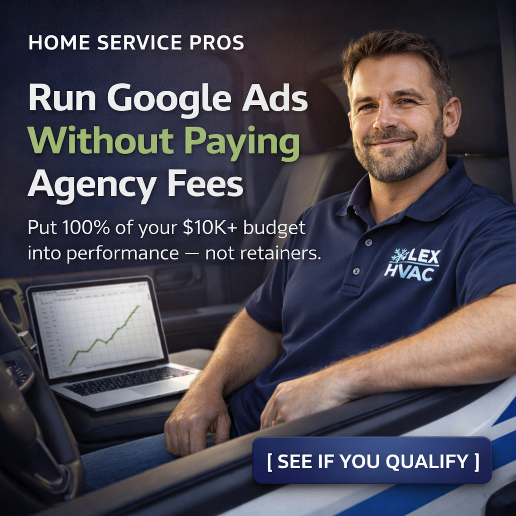 ServiceLine Facebook ad: Google Ads With No Agency Fees On Top