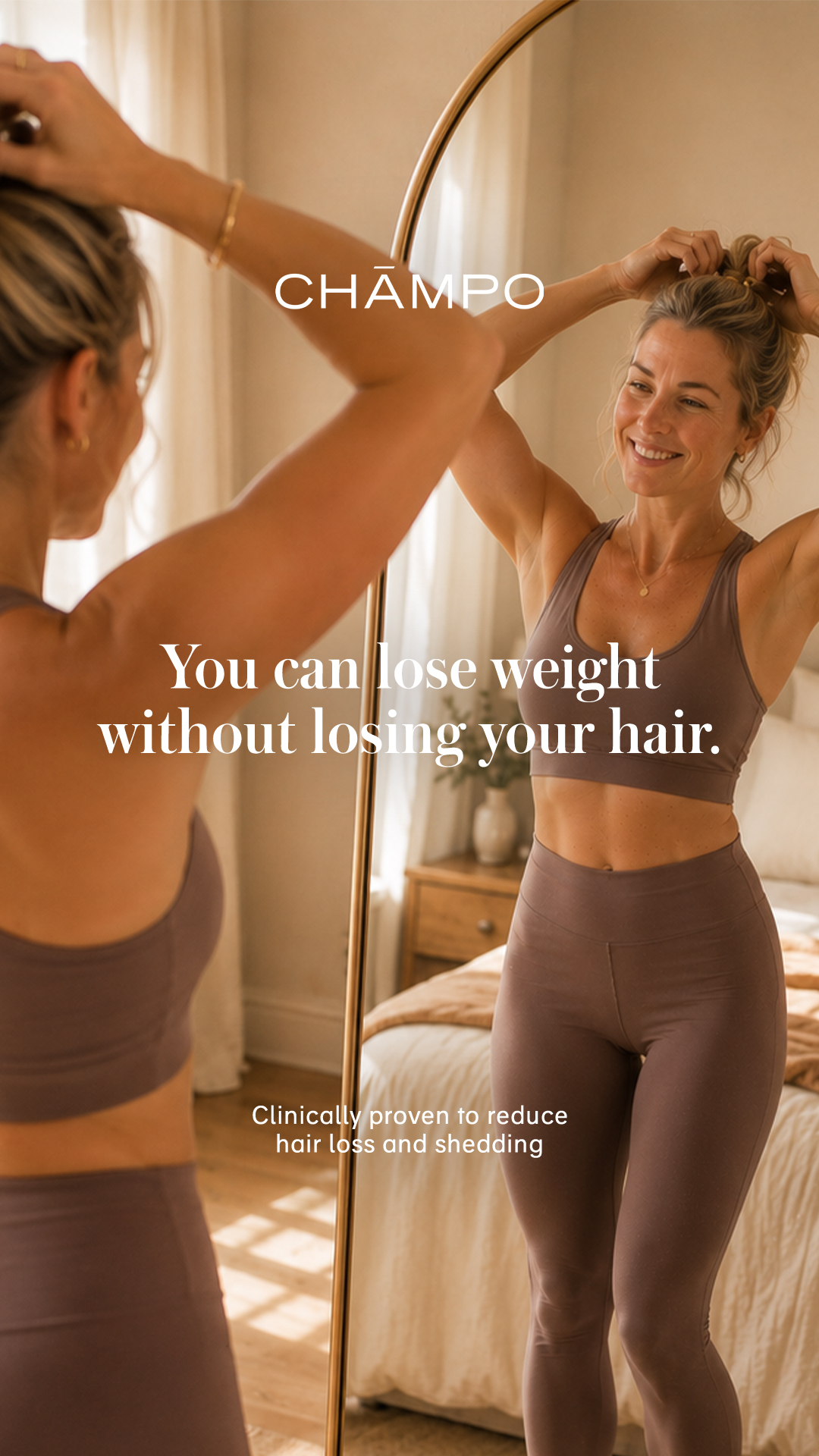 Chāmpo Haircare Facebook ad