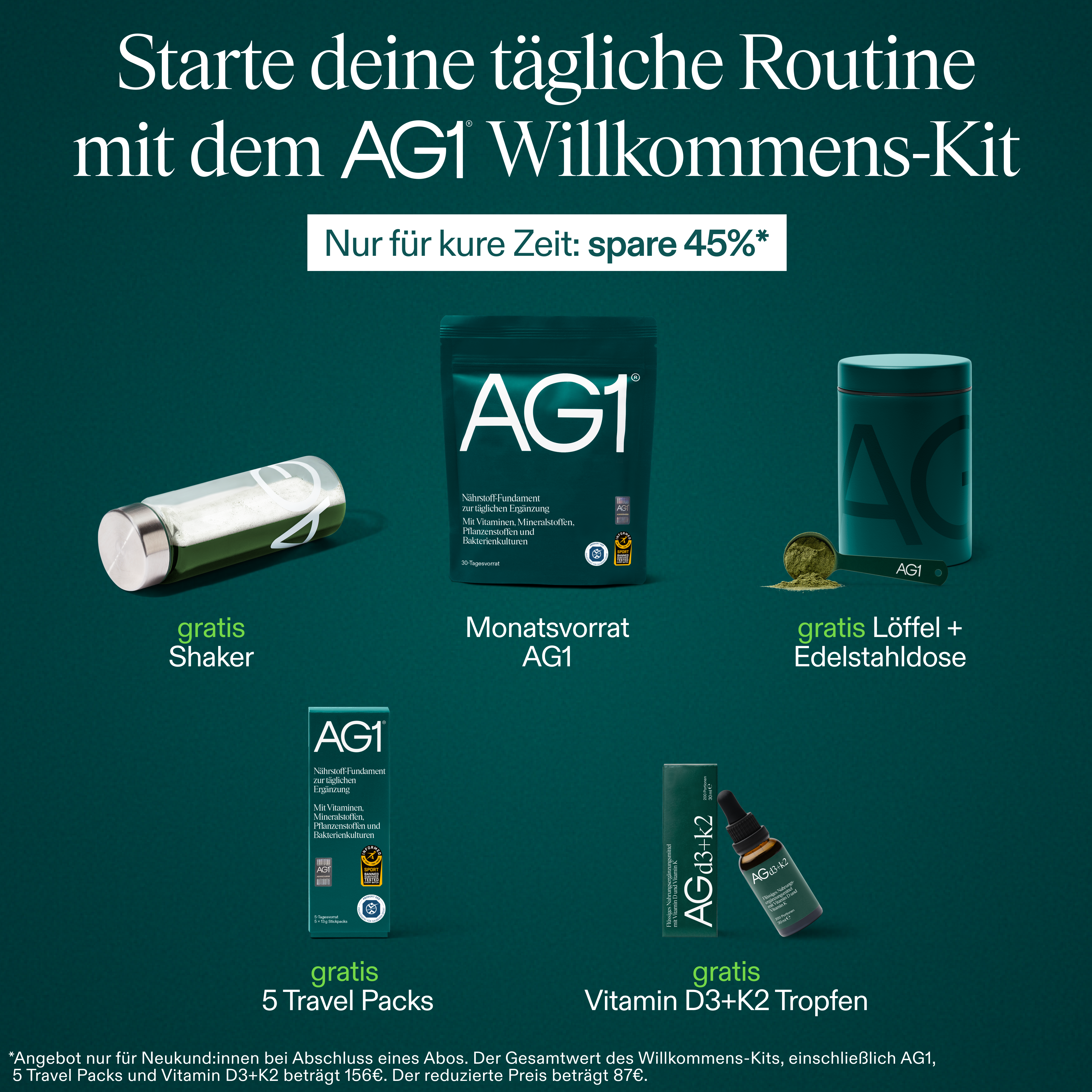 AG1 Deutschland Facebook ad