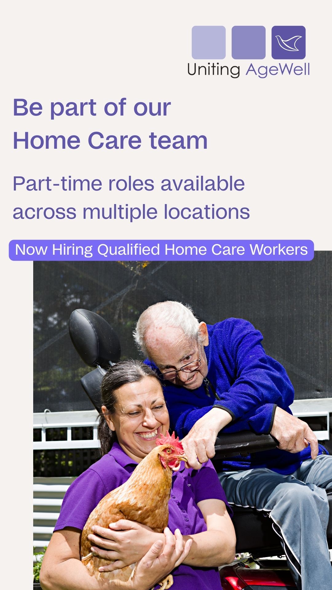 Uniting AgeWell Facebook ad