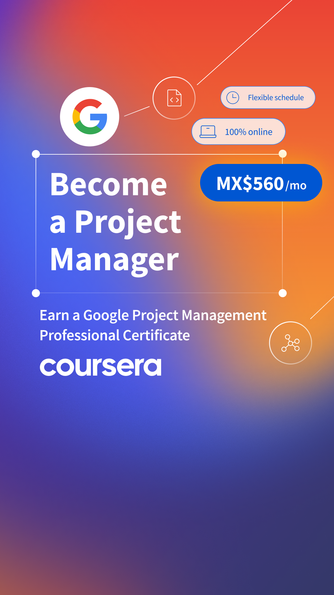 Coursera Facebook ad