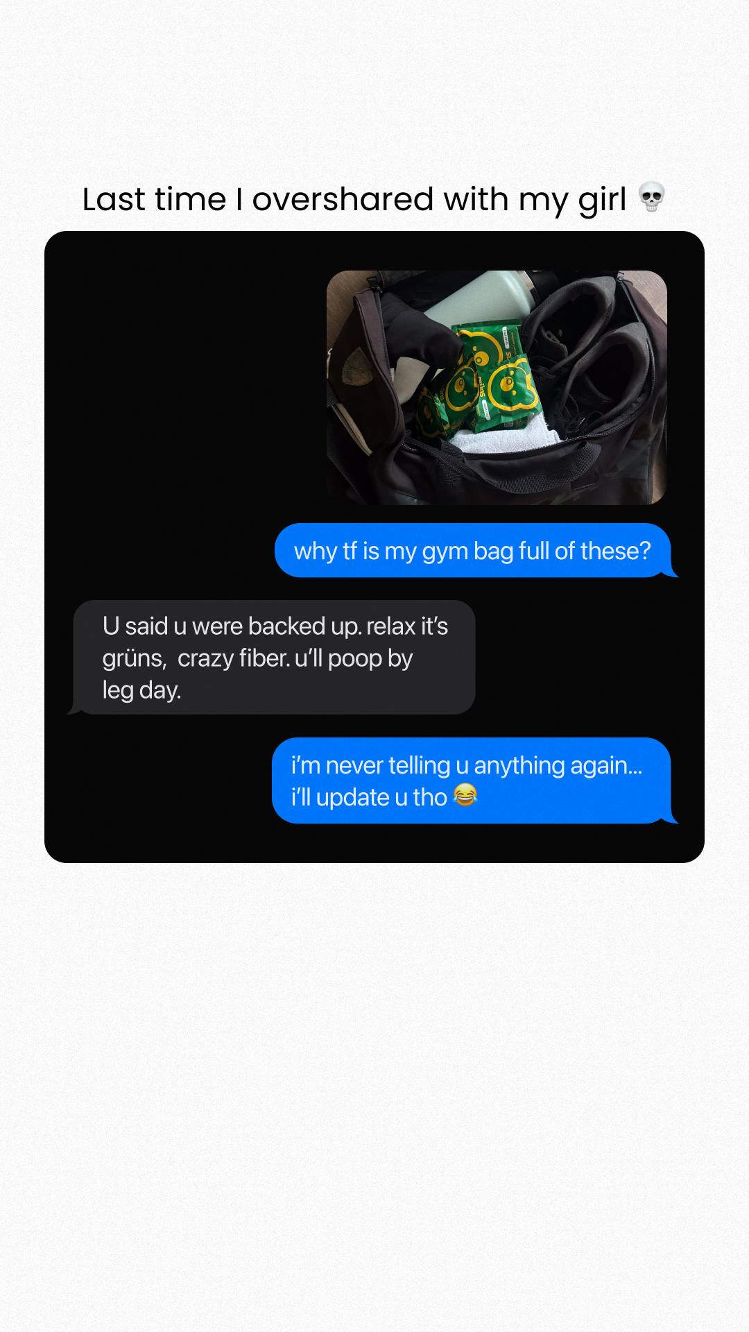 Grüns Facebook ad