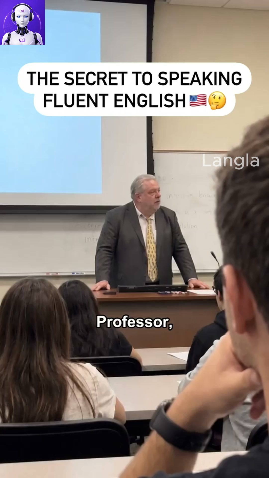 Langla Fluent with AI Facebook ad from Aug 26, 2026