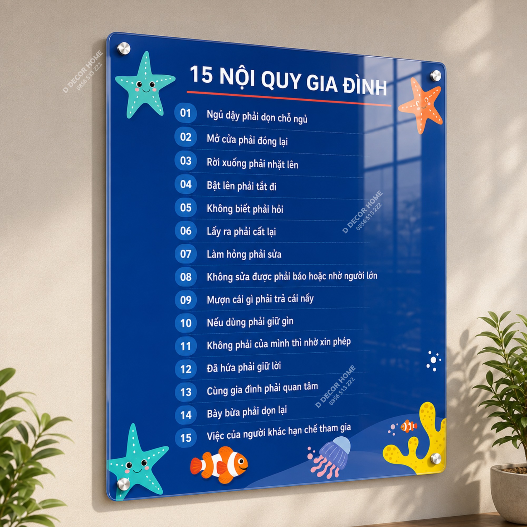 YD decorr Facebook ad: BIỂN NỘI QUY, RÕ RÀNG QUY ĐỊNH, NÂNG…