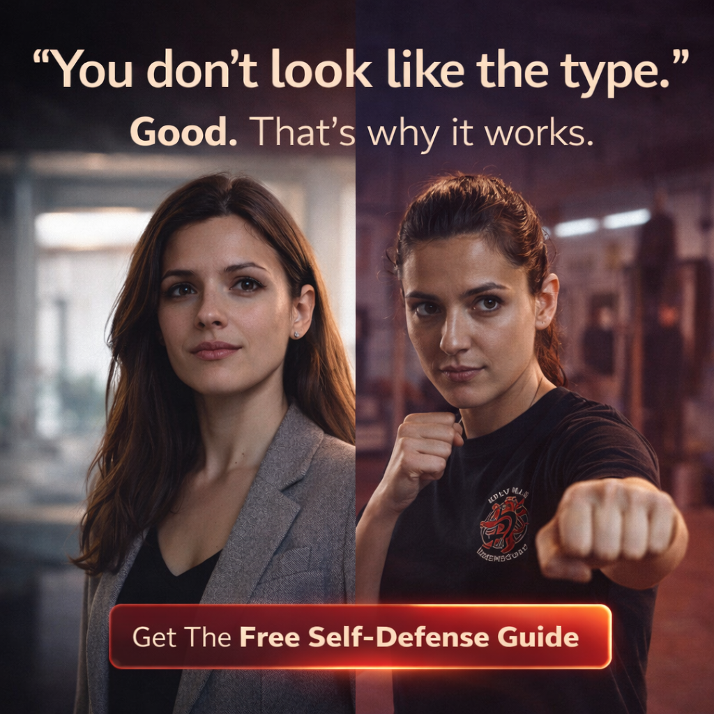 Krav Maga Center "by kickyoufit" Facebook ad