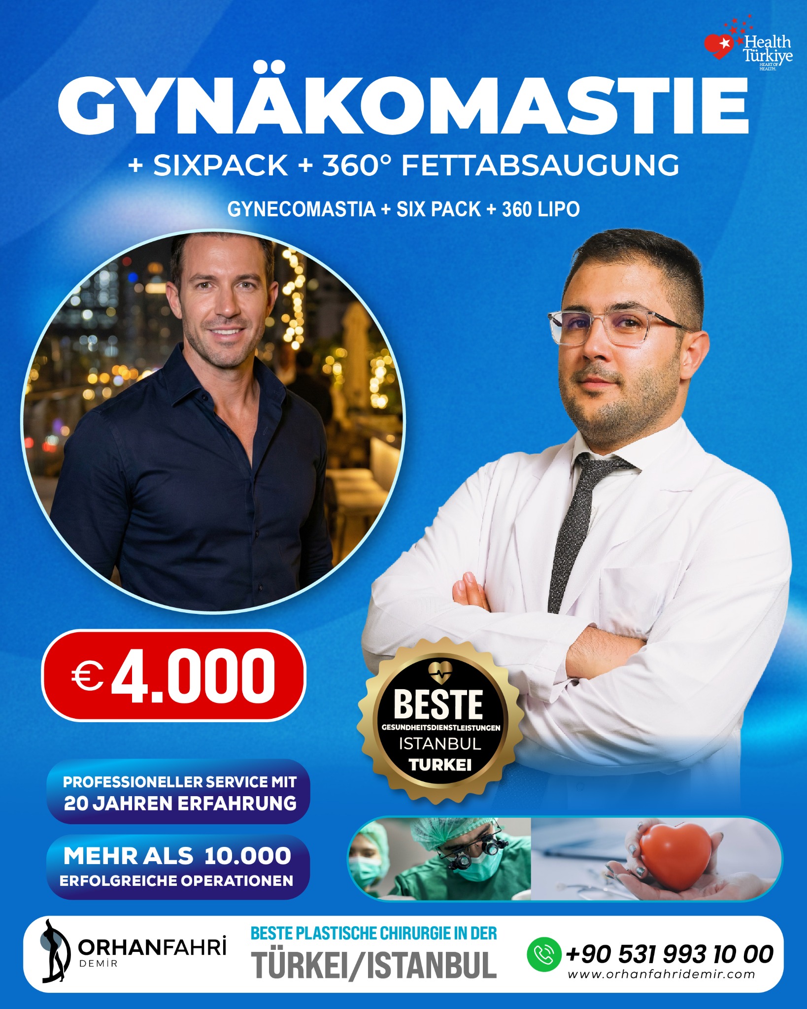 Dr. Orhan Fahri Demir Facebook ad: Beste Gesundheitsdienstleistungen Türkei/Istanbul