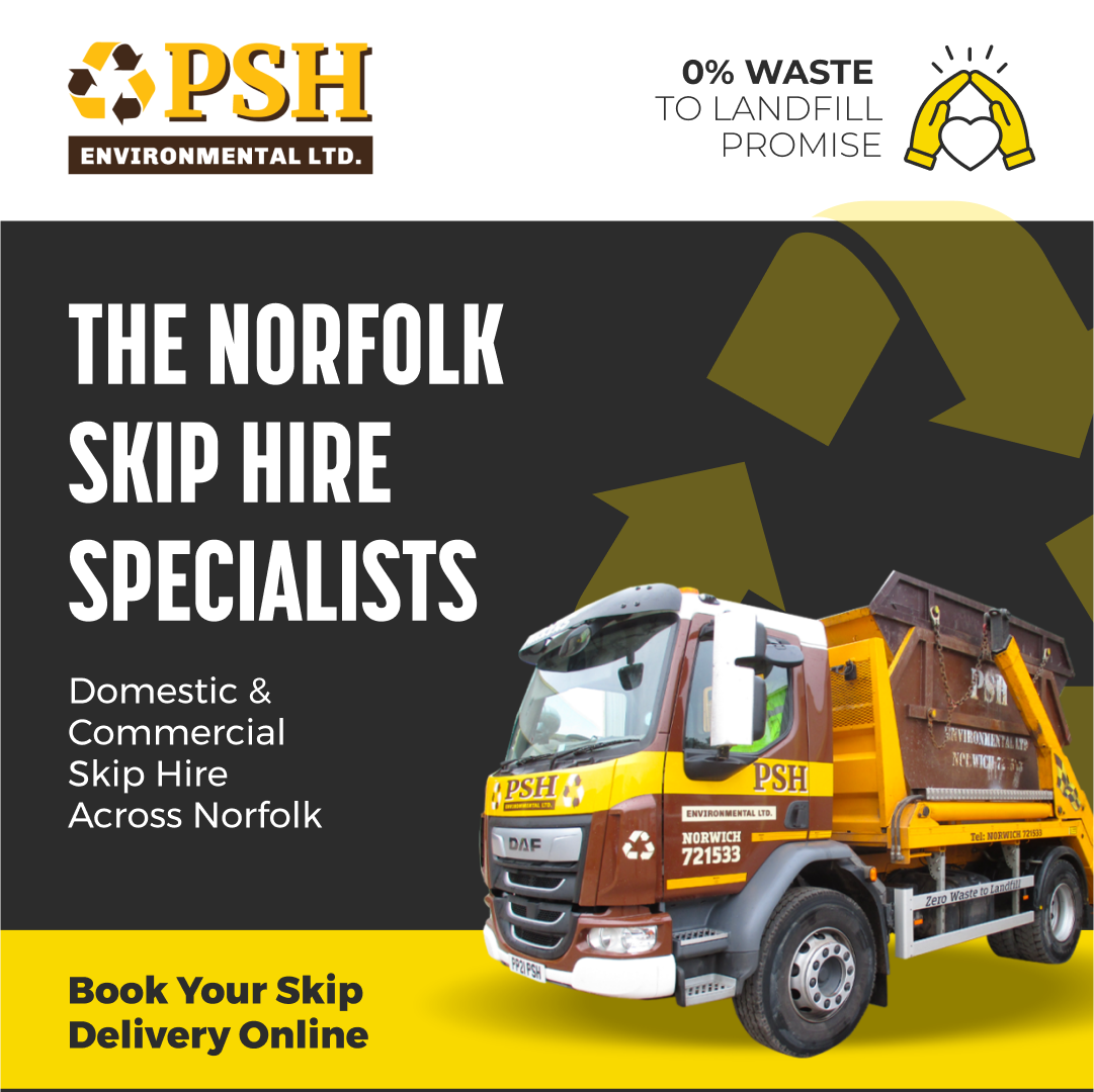 PSH Environmental Facebook ad: Book A Skip Online