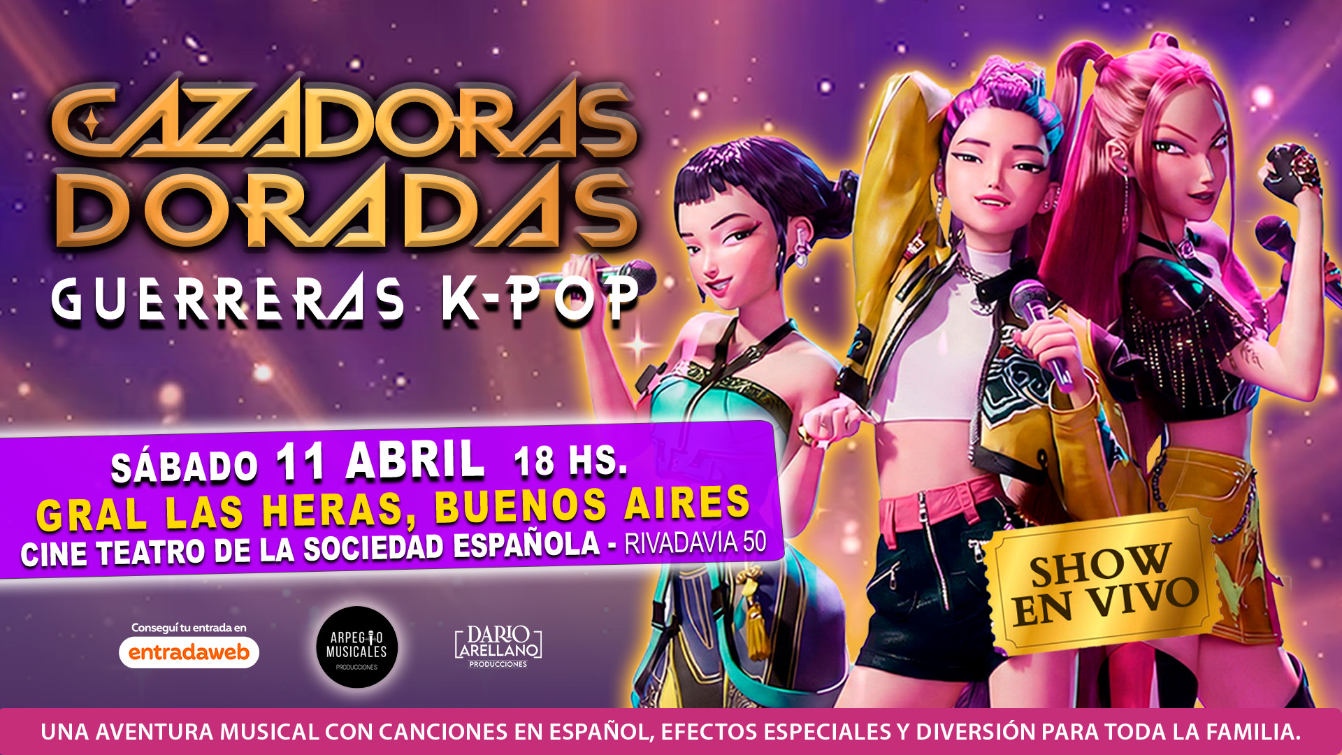 DAPI Producciones Facebook ad from Mar 10, 2026