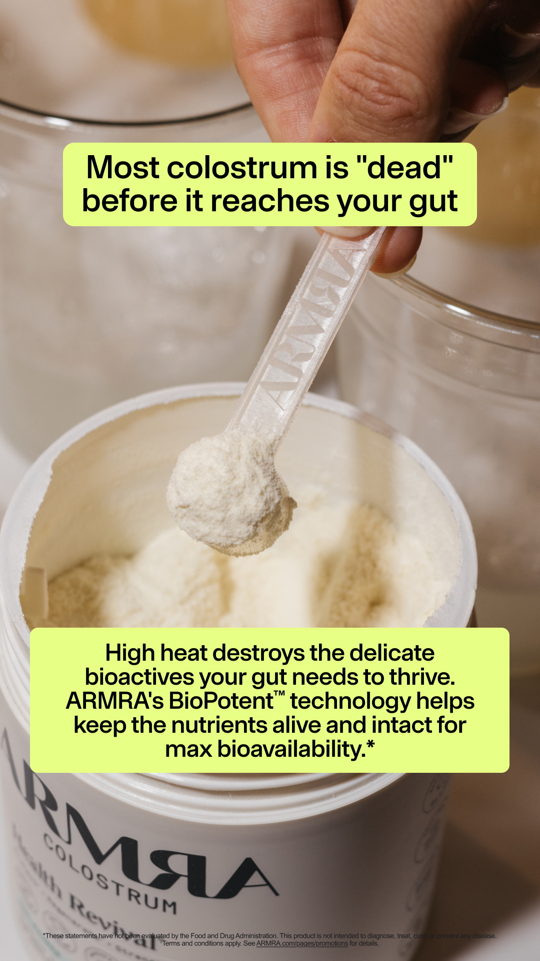 ARMRA Facebook ad