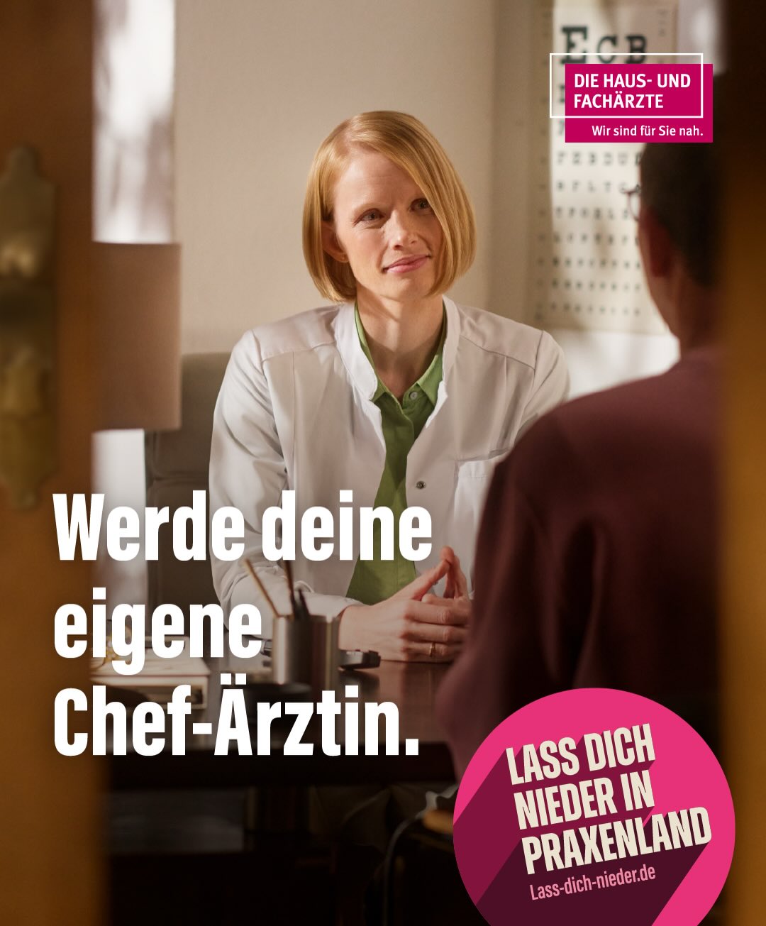 Praxenland Facebook ad: Wann wirst du deine eigene Chef-Ärztin?