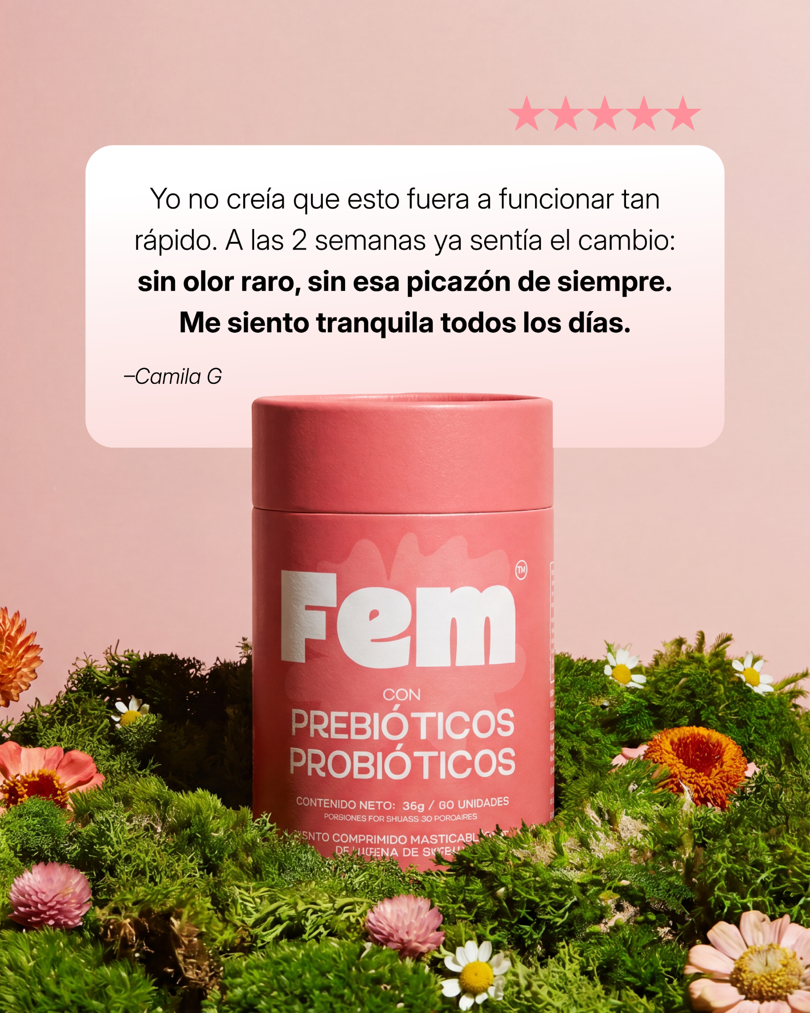 Fem Probiotics Facebook ad