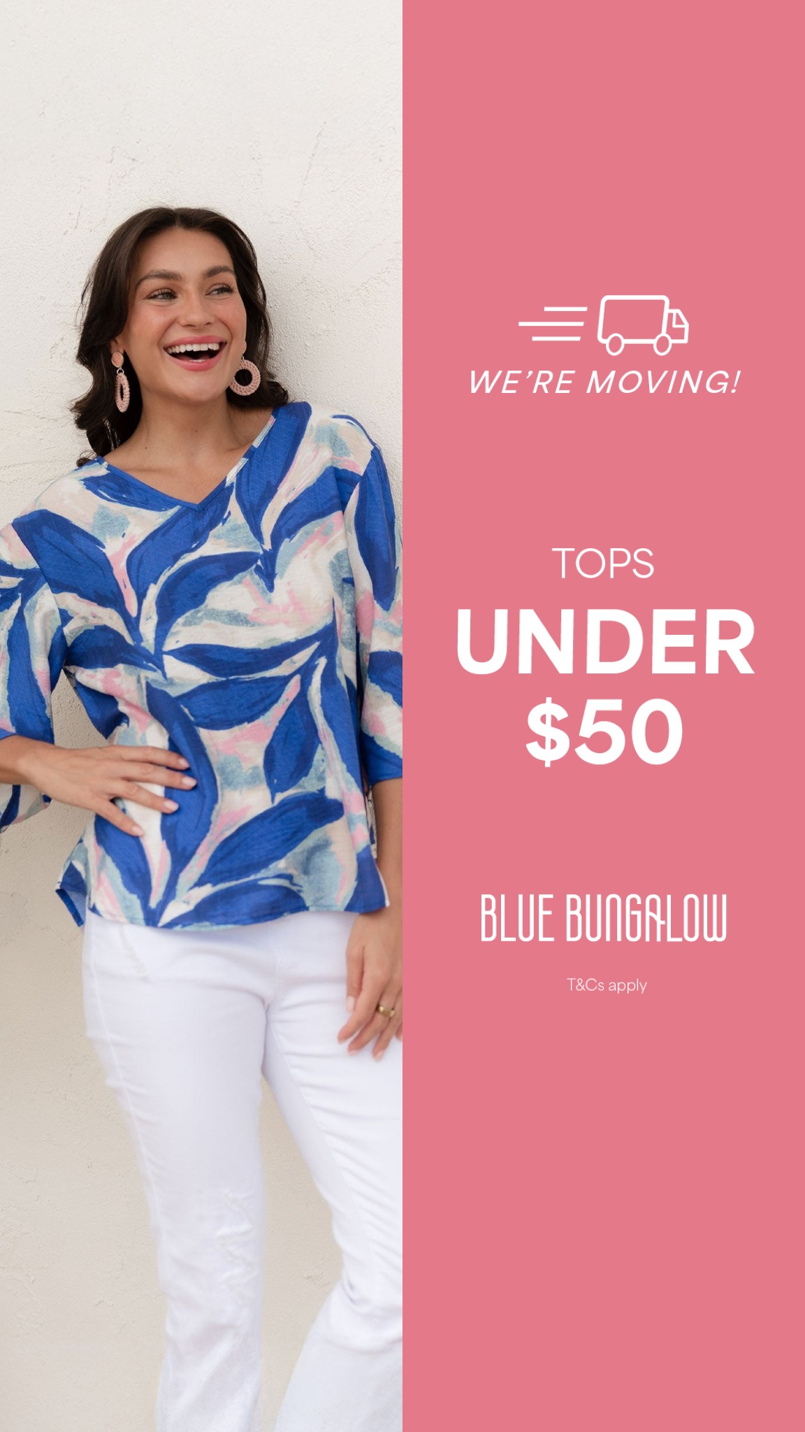 Blue Bungalow Facebook ad