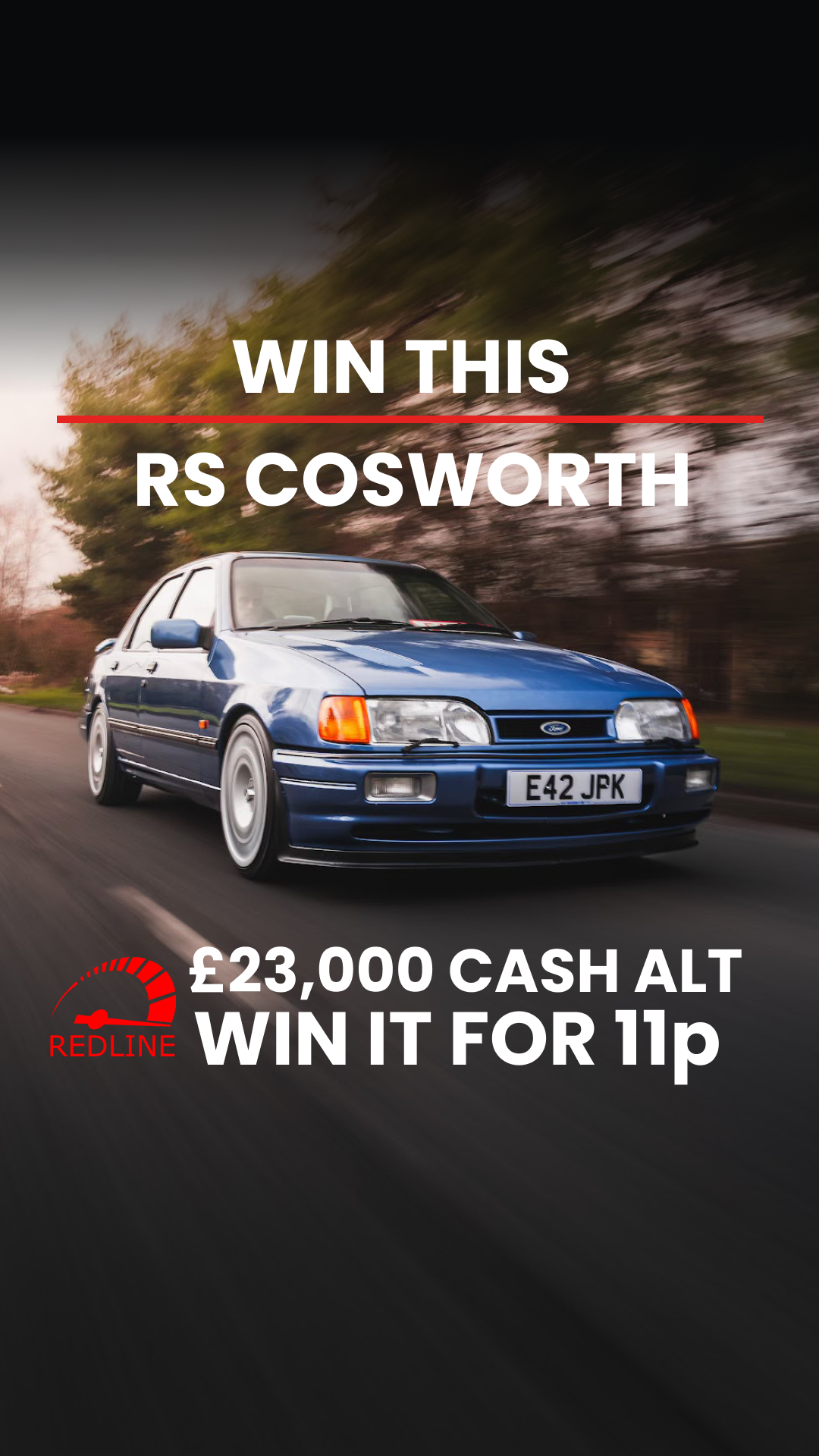 Redline Competitions Facebook ad