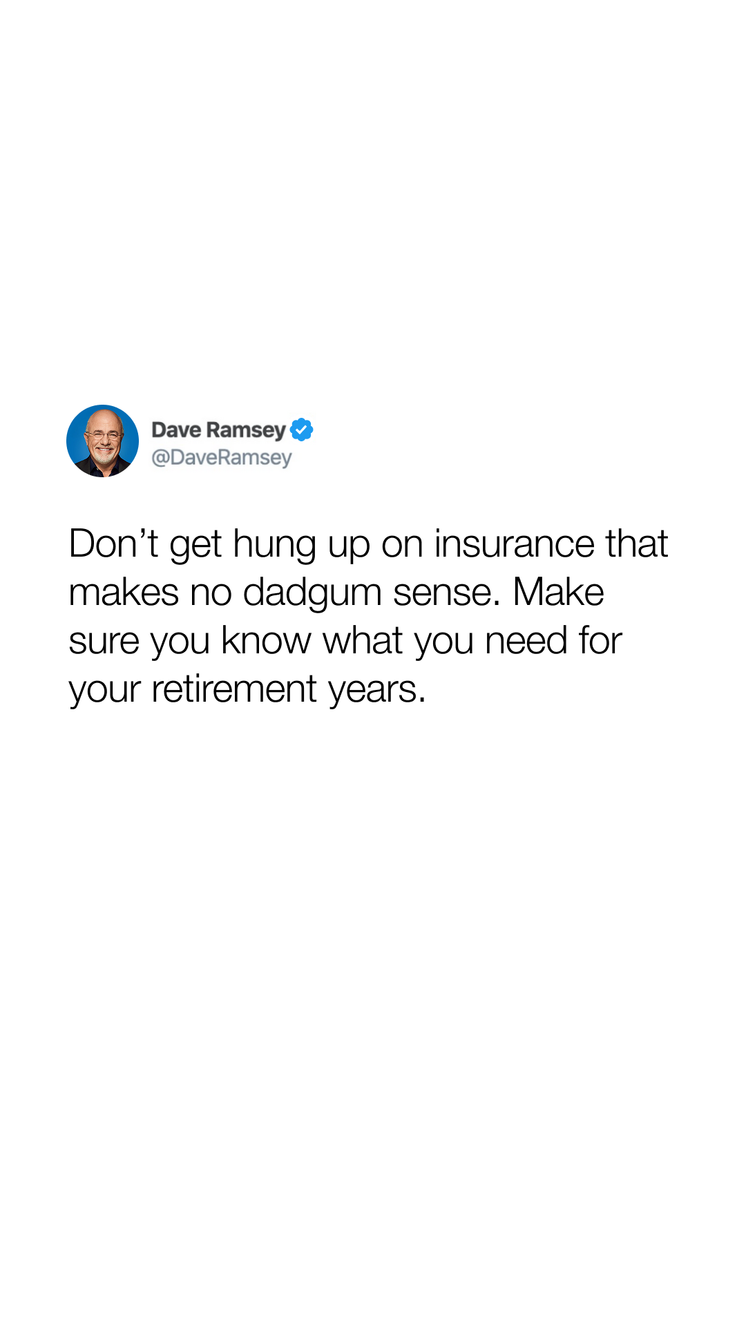 Dave Ramsey Facebook ad