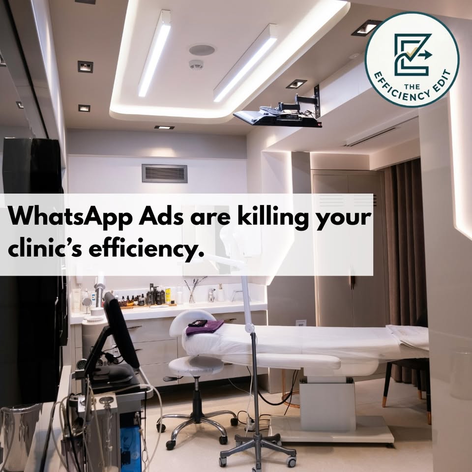 Efficiency.oi Facebook ad: Less Chat. More Bookings