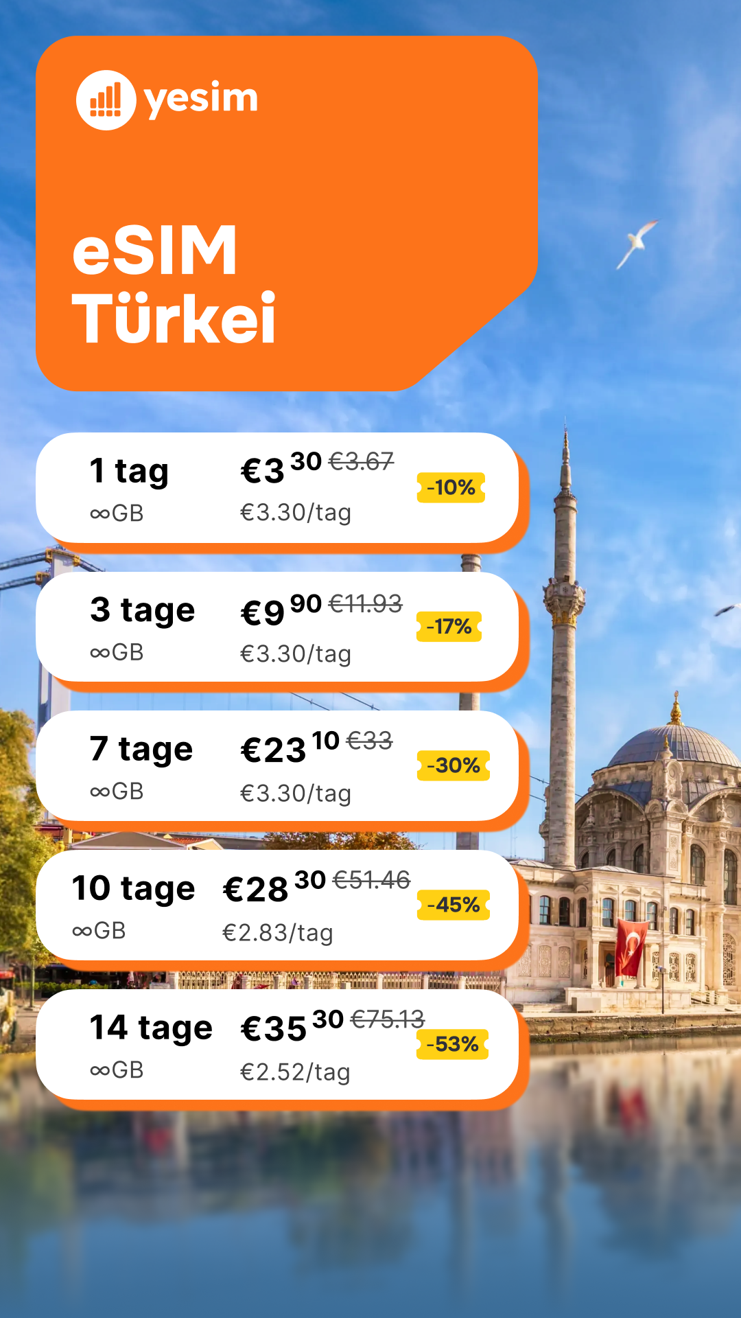 Yesim Facebook ad