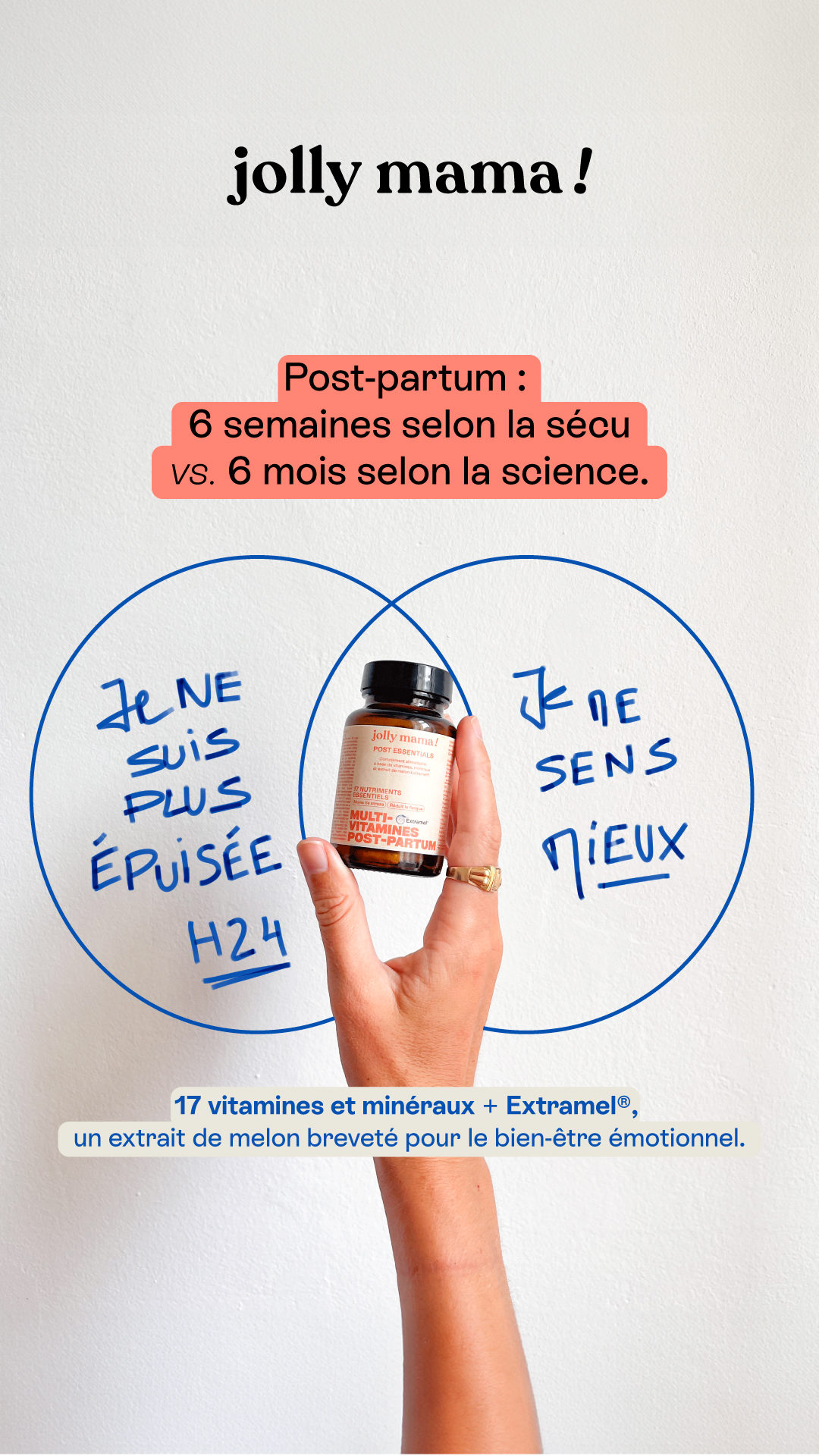 Jolly Mama Facebook ad: 6 mois de récupération?
