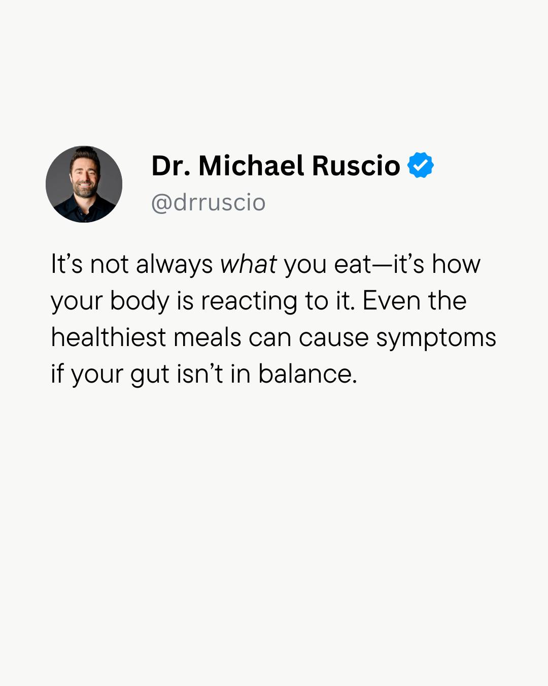 Dr. Michael Ruscio, DC Facebook ad