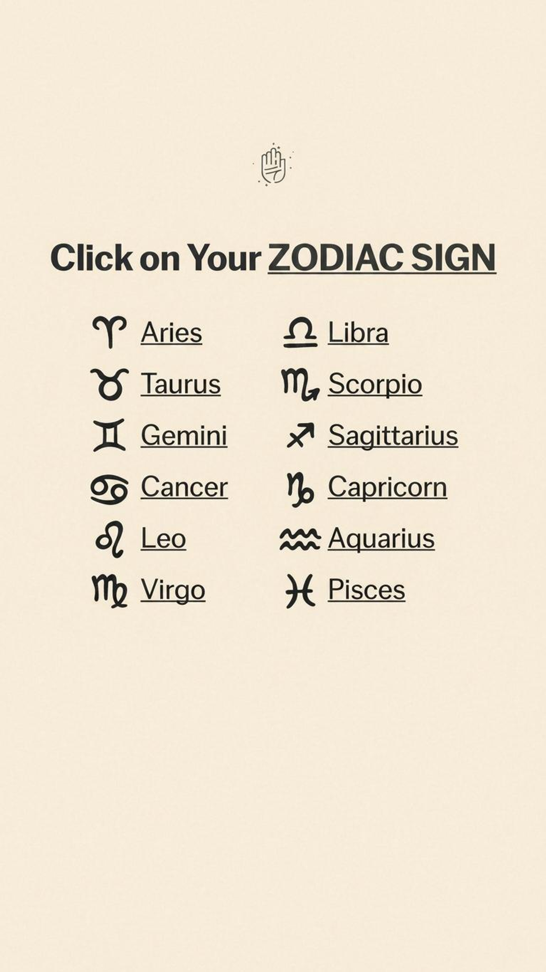 Zodiac Unveiled Daily Facebook ad