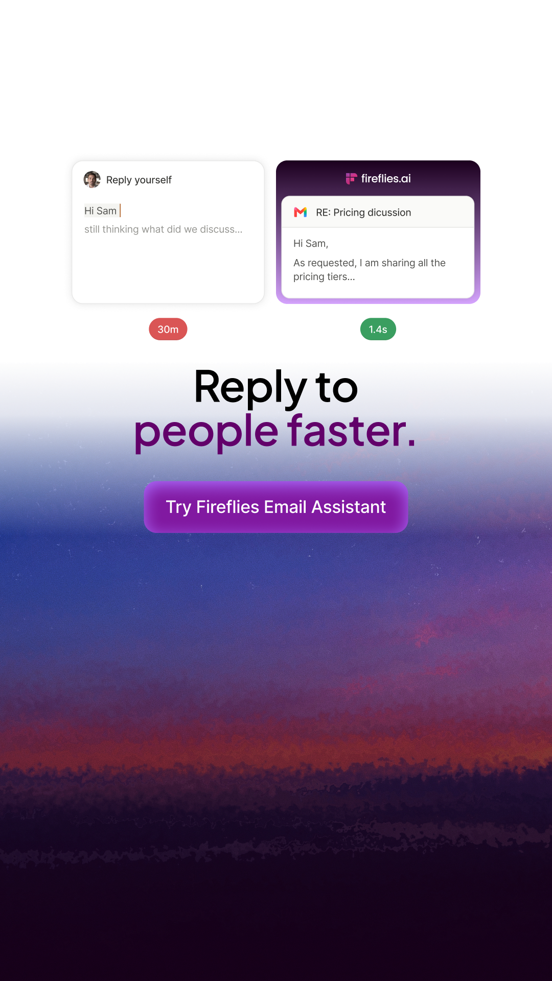 Fireflies.ai Facebook ad
