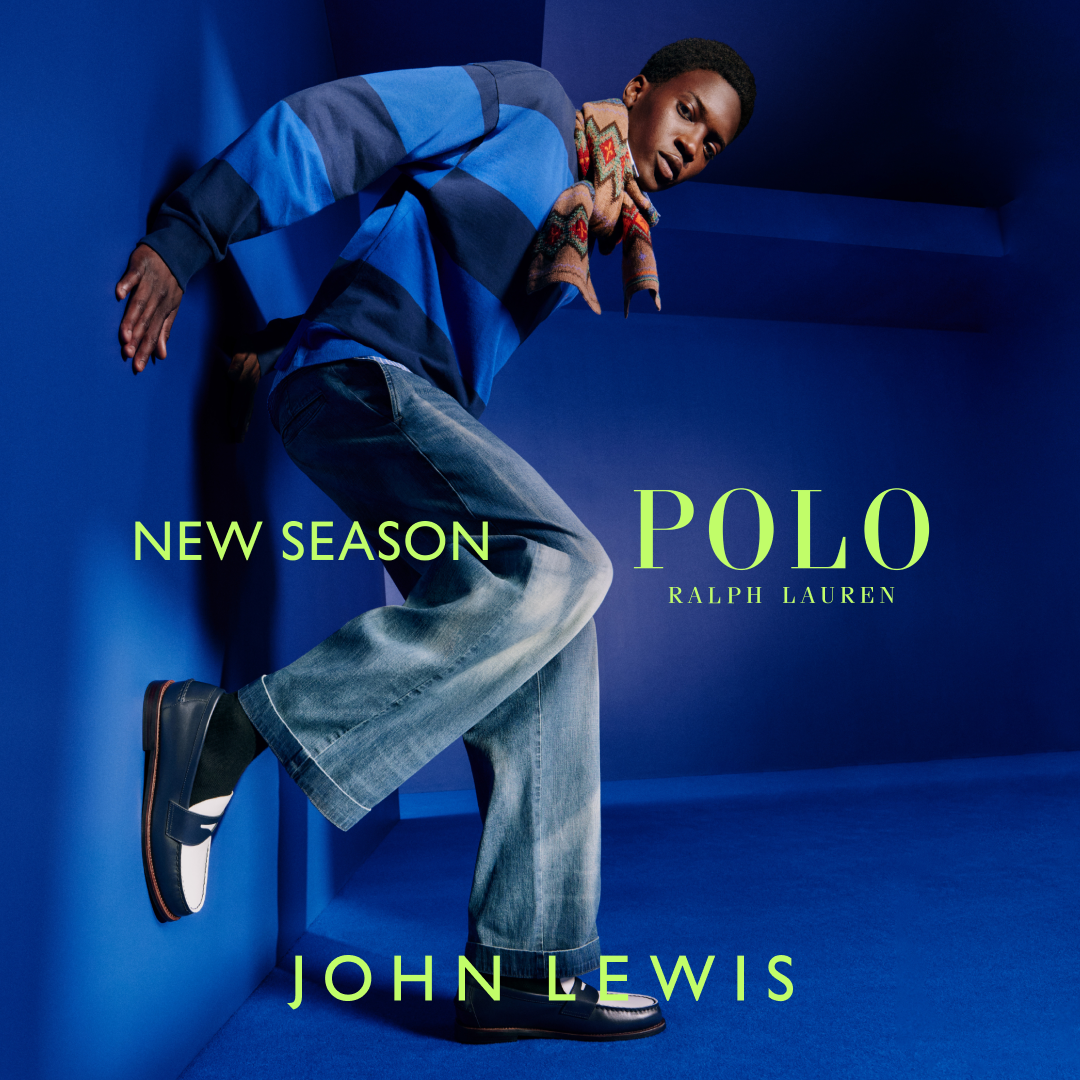 John Lewis & Partners Facebook ad: New season. Now here.