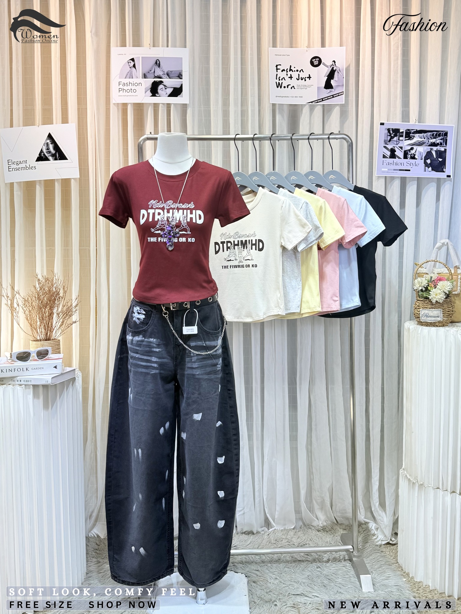 Women Fashion-លក់សម្លៀកបំពាក់សៀមរាប Facebook ad