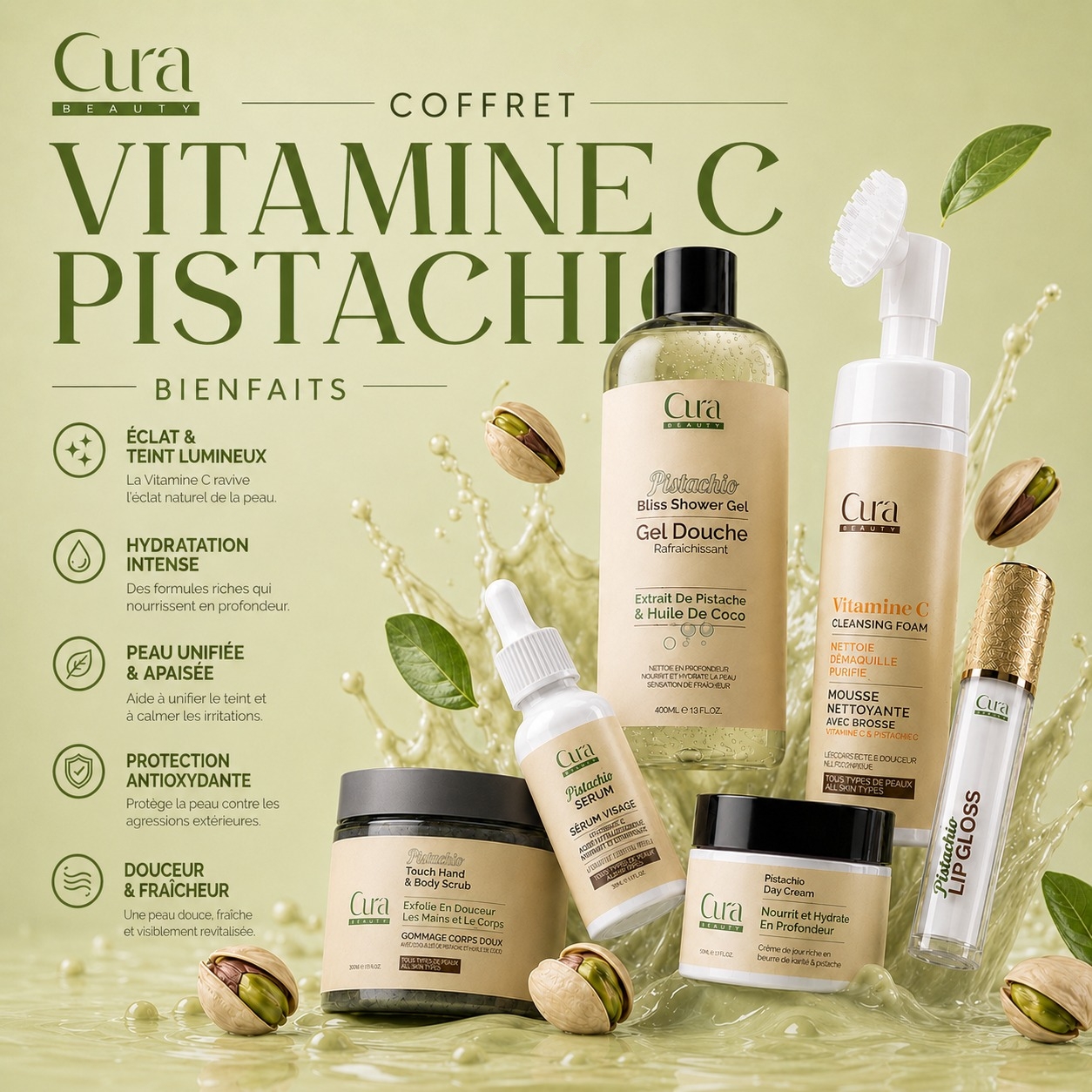 Cura Beauty Facebook ad