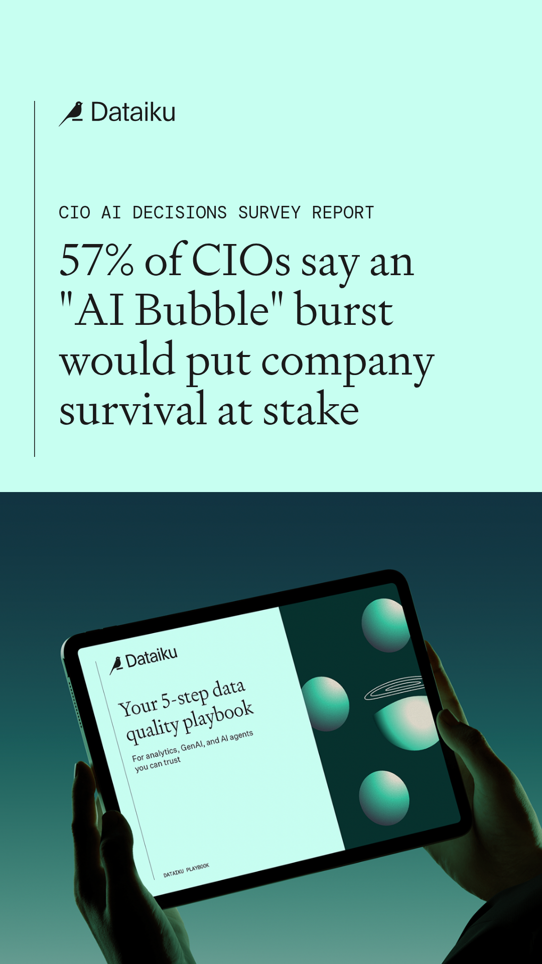 Dataiku Facebook ad
