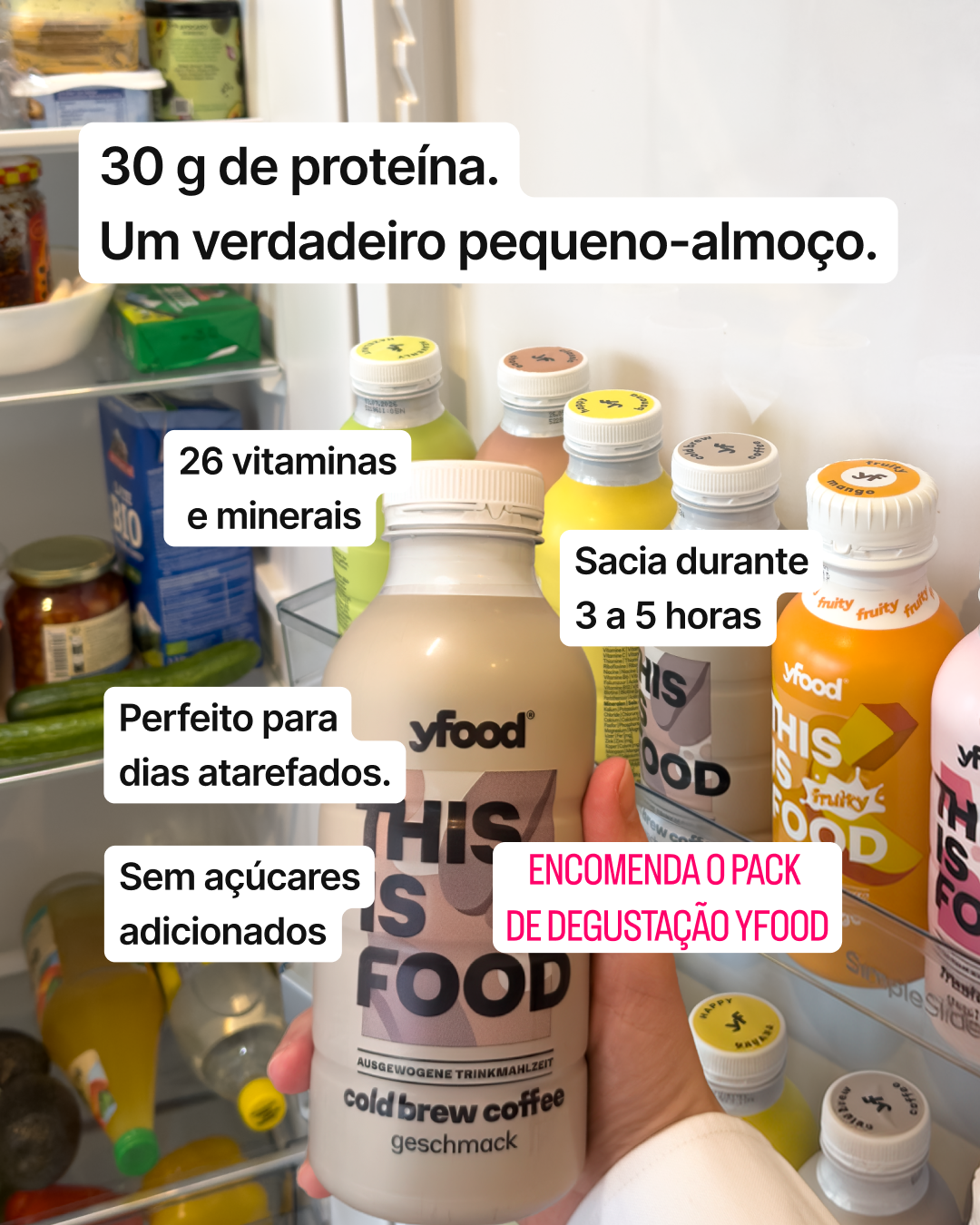 yfood Facebook ad: Garante já o teu pack de degustação.