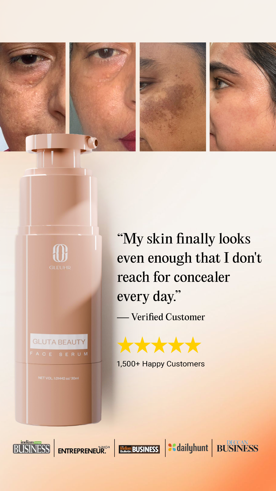 Gleuhr Skin Facebook ad