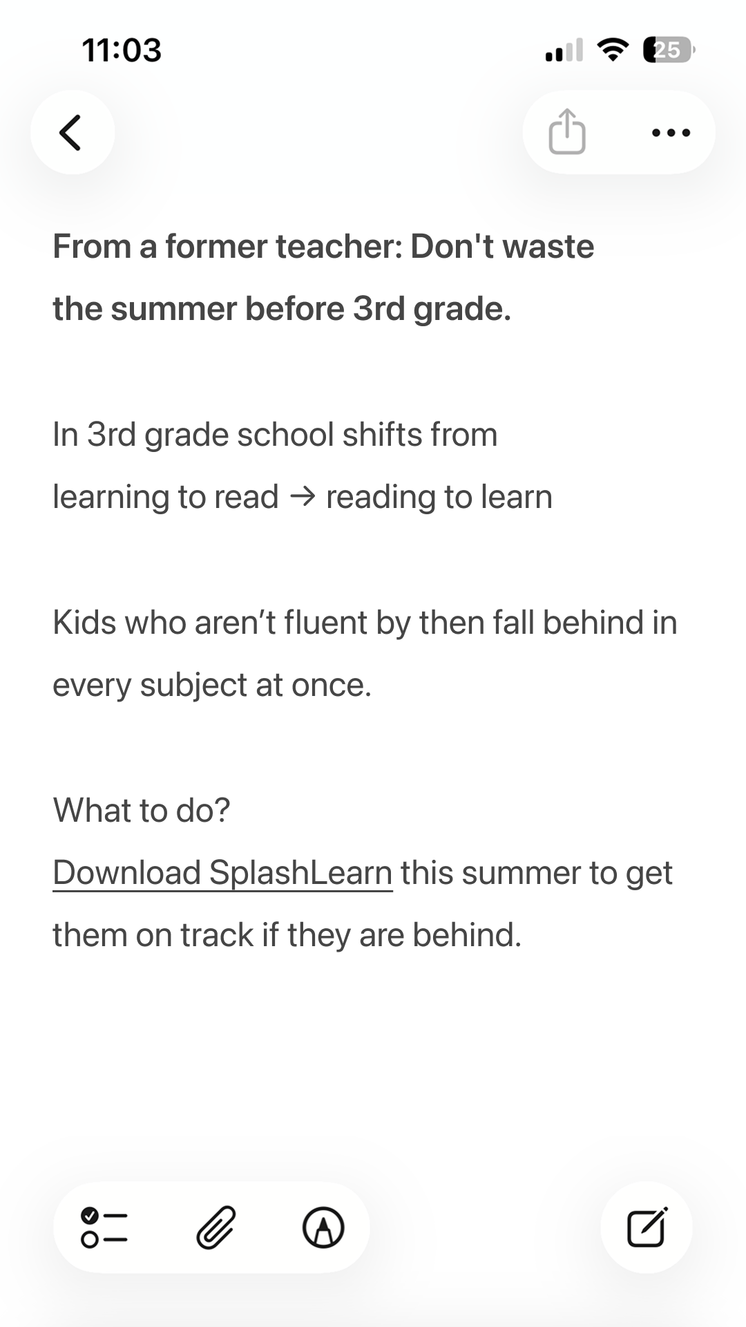 Miss Emily’s Learning Lab Facebook ad from Jun 23, 2026