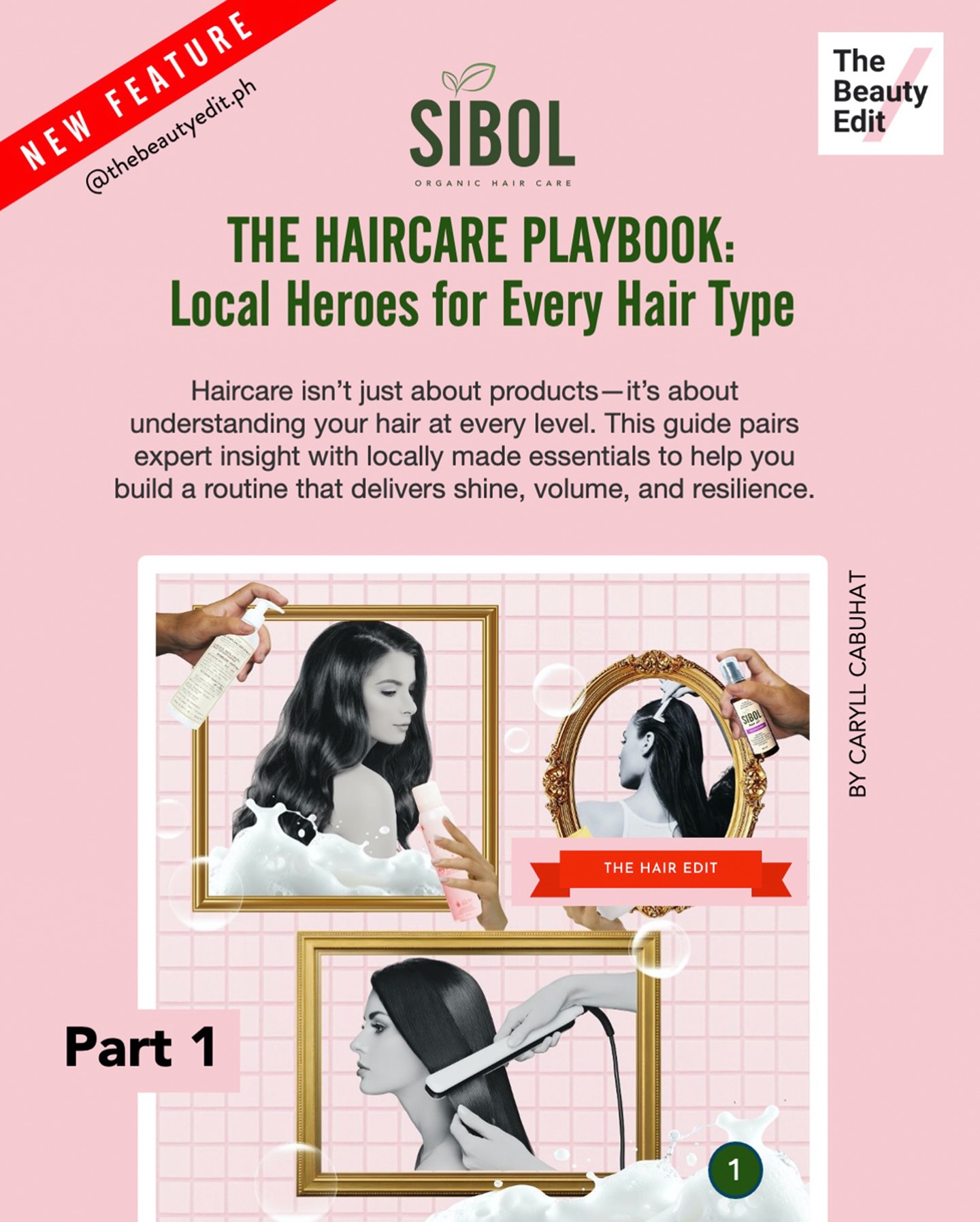 SIBOL Organic Hair Care Facebook ad: Not all haircare is created equal.