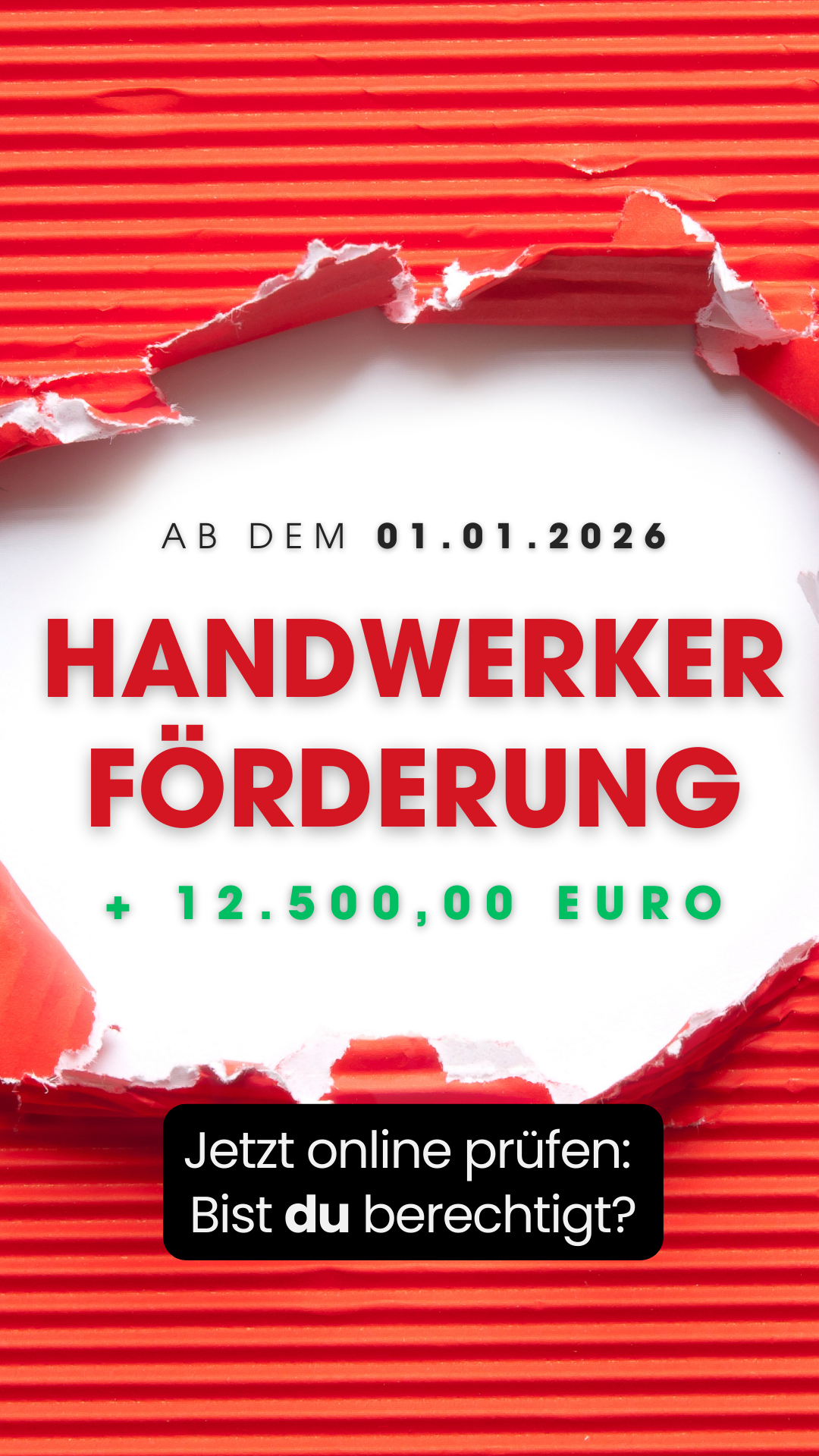 Handwerker Benefit Facebook ad from Feb 7, 2026