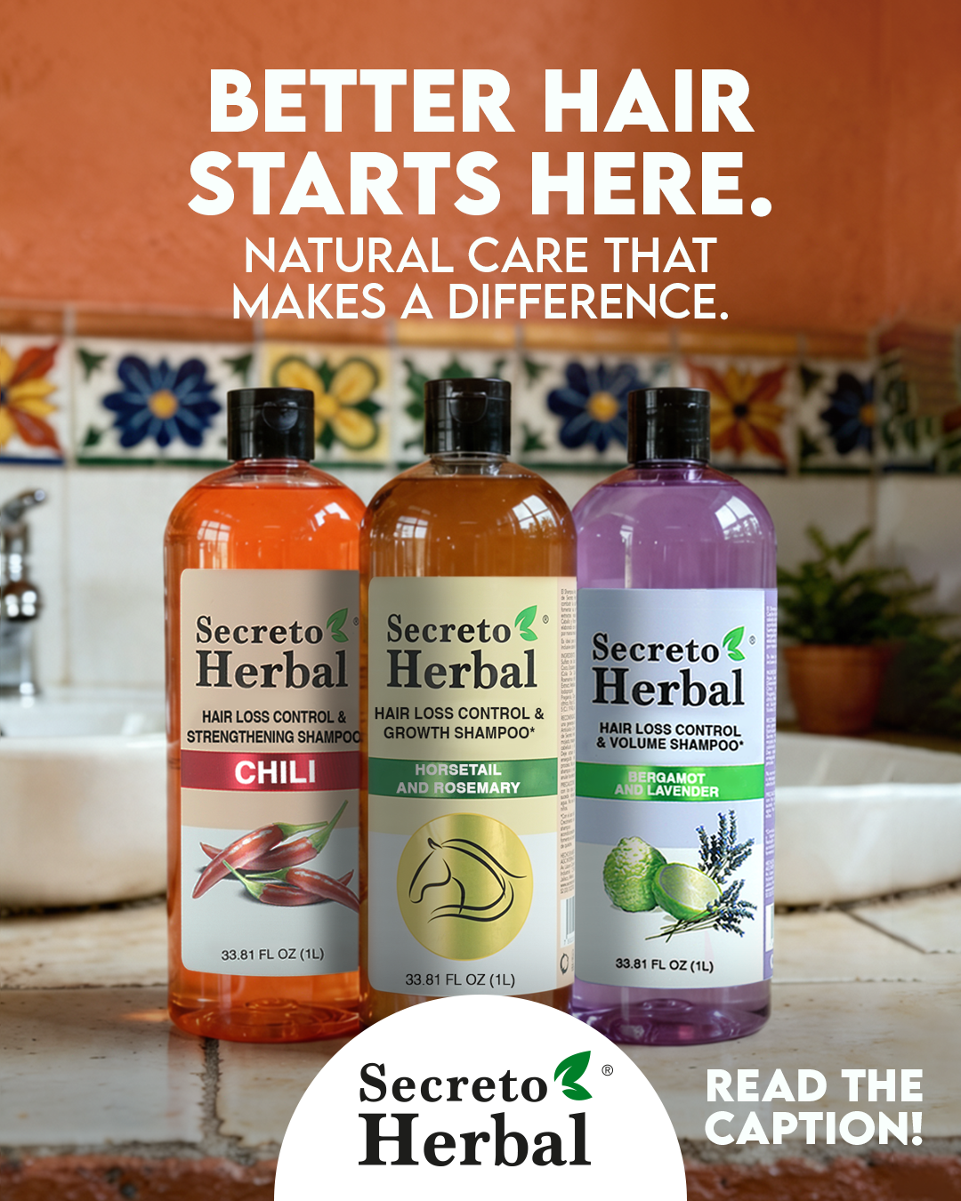 Secreto Herbal USA Facebook ad: Strengthen, Revitalize, Shine