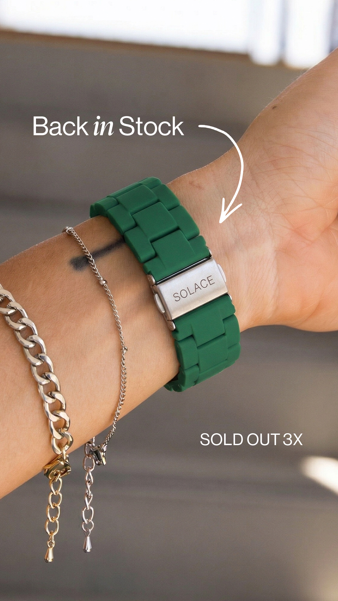 Solace Bands Facebook ad