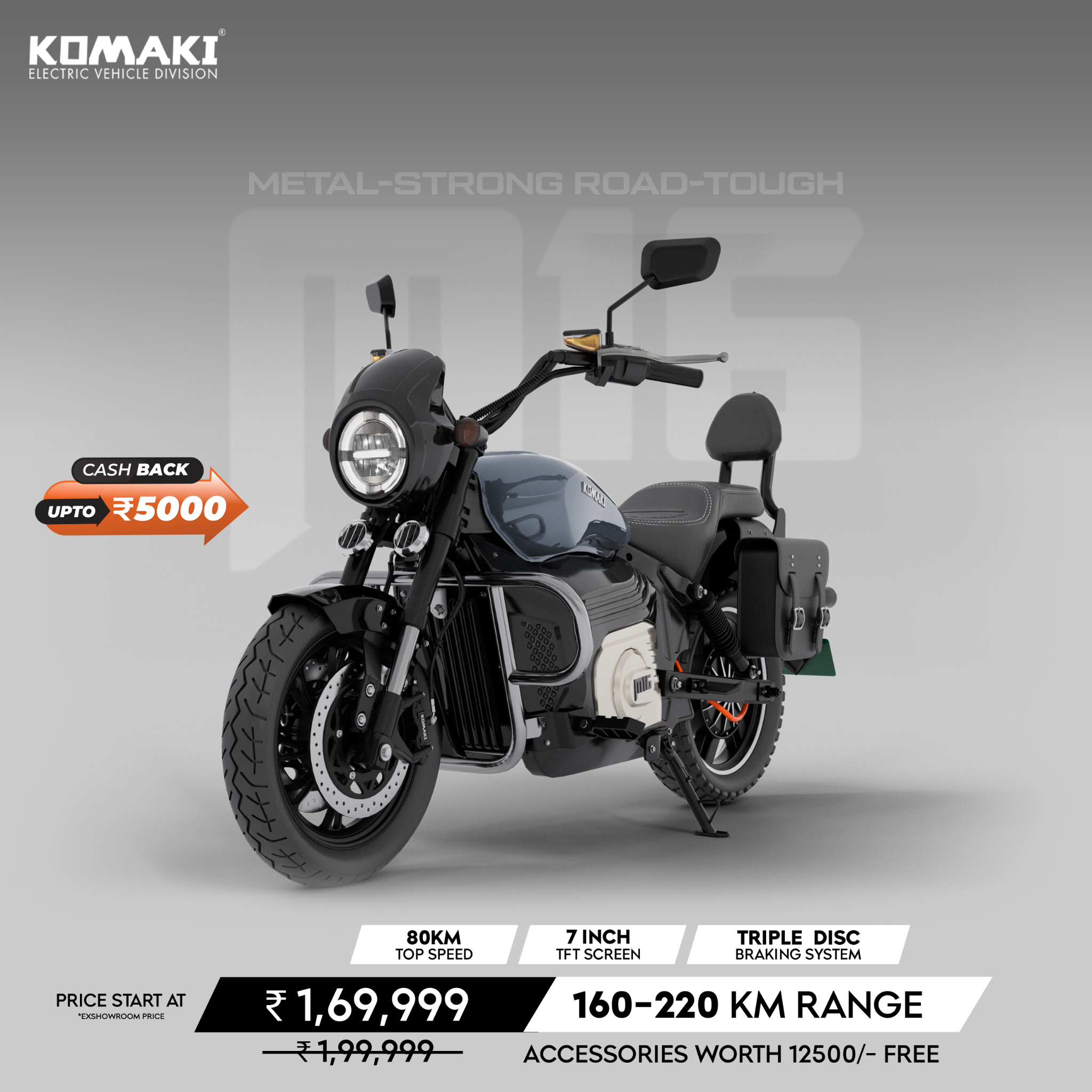 Komaki E Bike Facebook ad from Nov 7, 2025