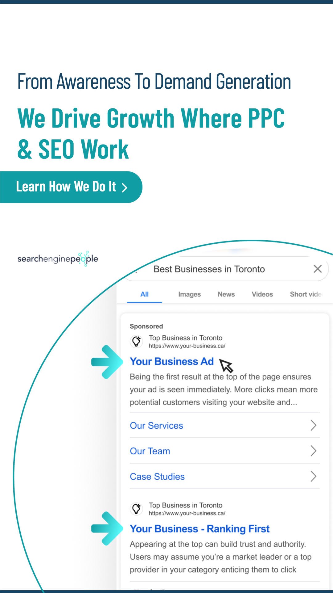 Search Engine People Inc. Facebook ad