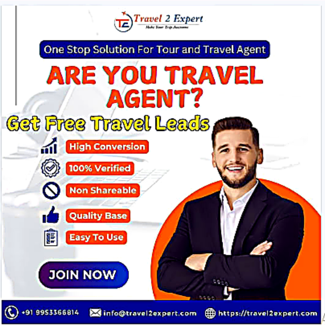 Travel 2 Expert Facebook ad: Free Travel Leads for Travel Agents!
