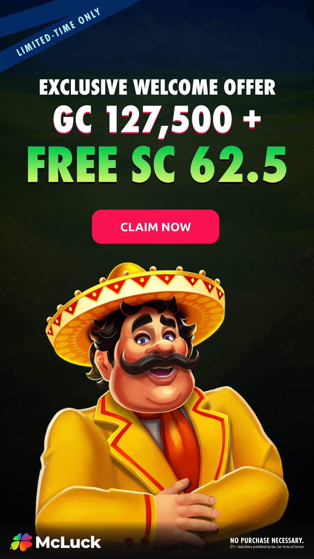 McLuck.com Facebook ad