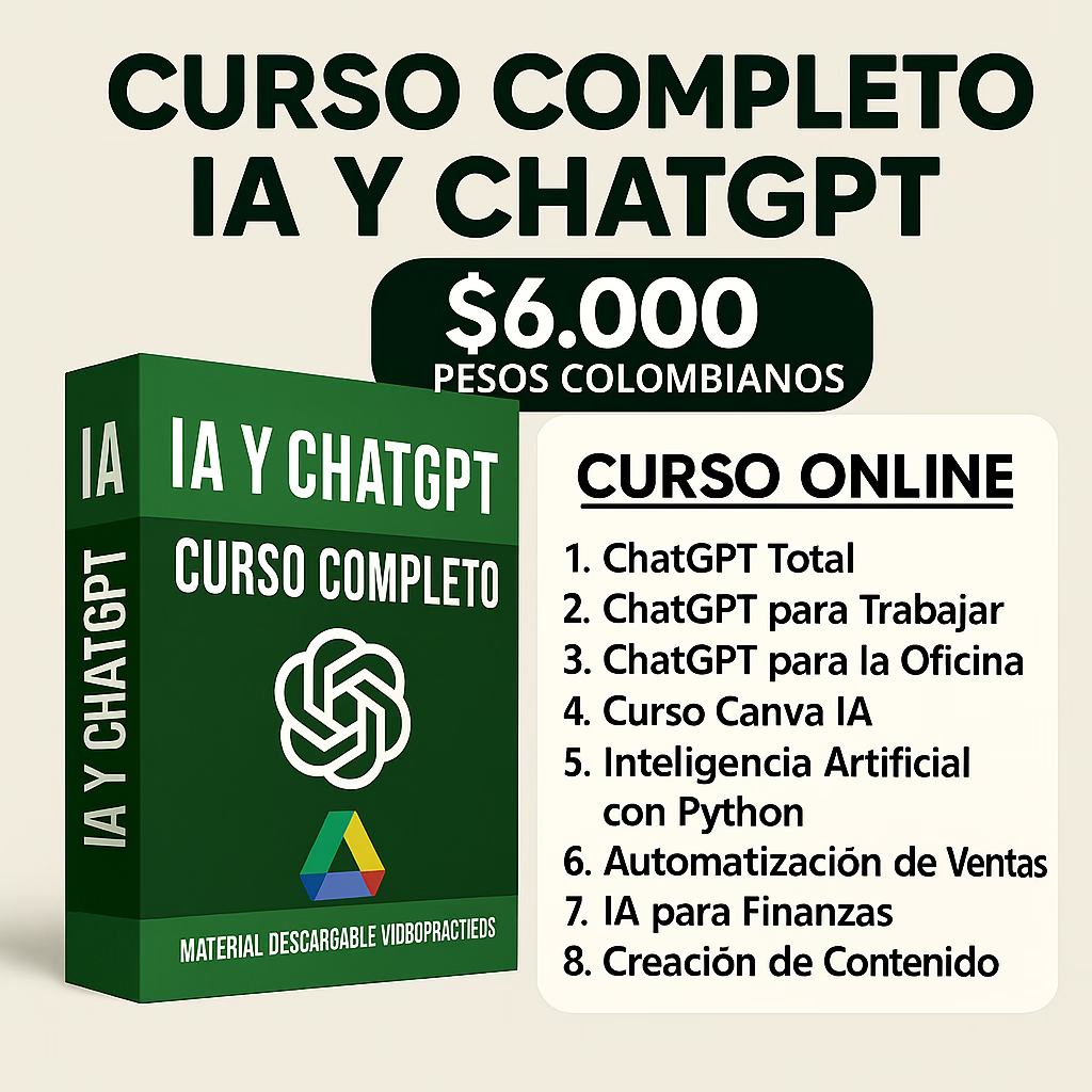 PharmaLife Store Facebook ad: Curso de Inteligencia Artificial y ChatGPT POR SOLO…