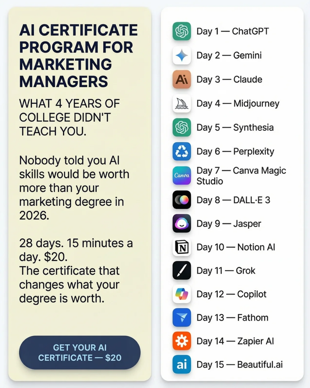 Coursiv Facebook ad