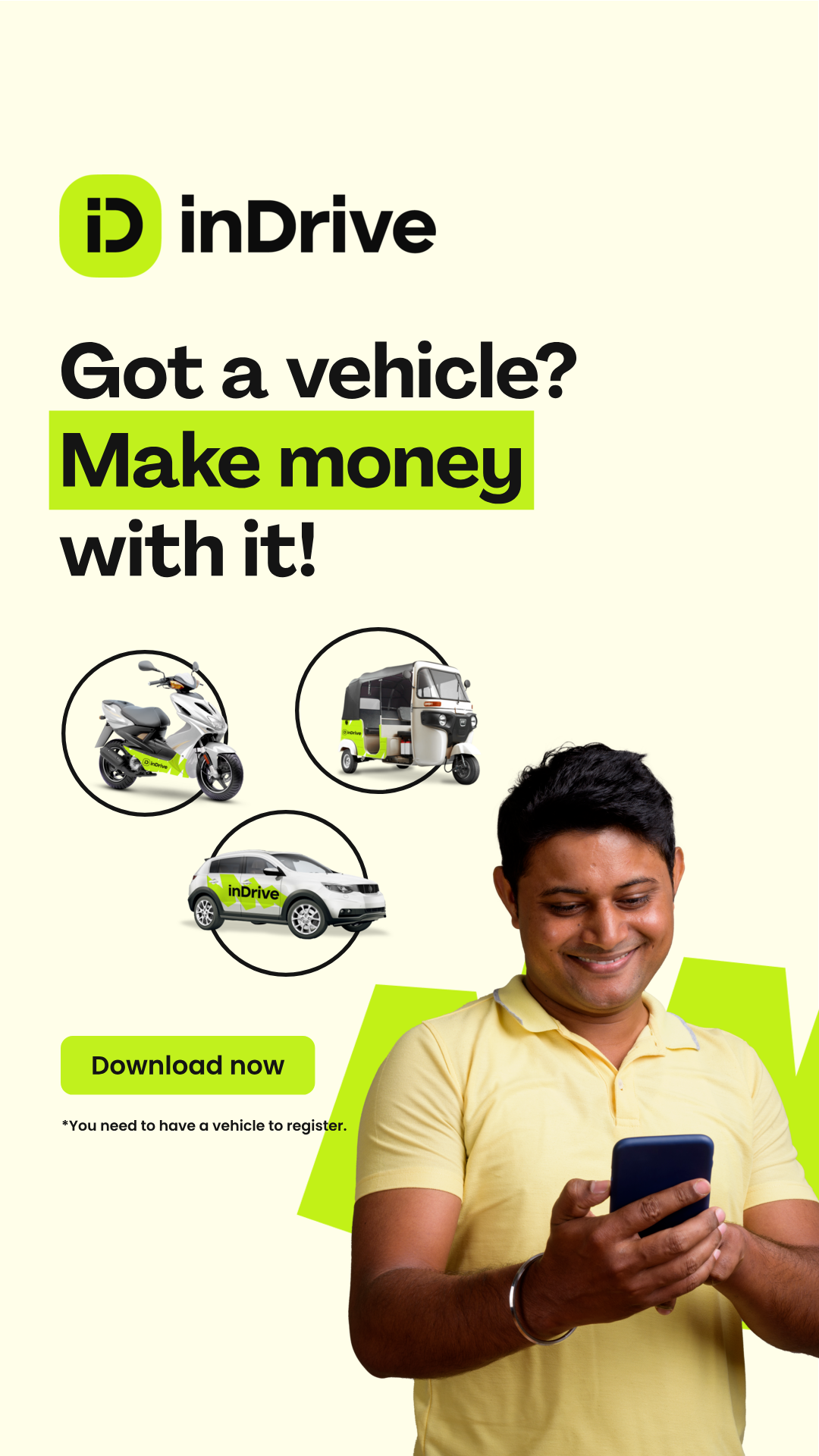 inDrive Facebook ad