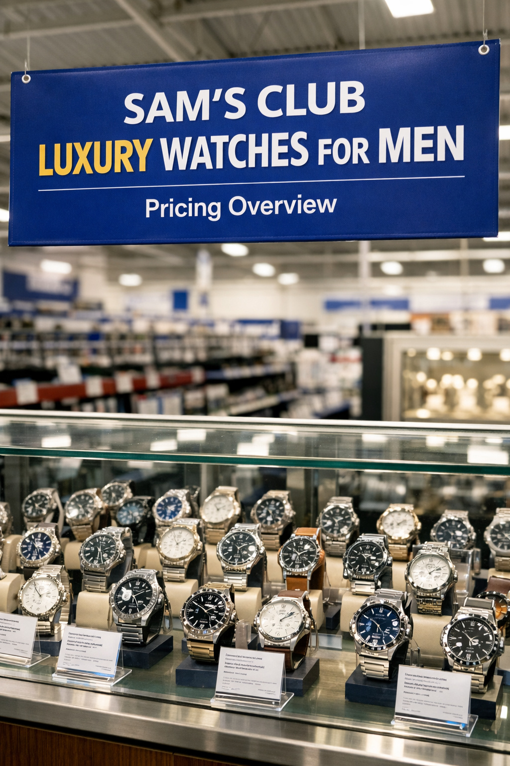 Rounder Market Facebook ad: Sam's Club Luxury Watches For Men Pricing Overview