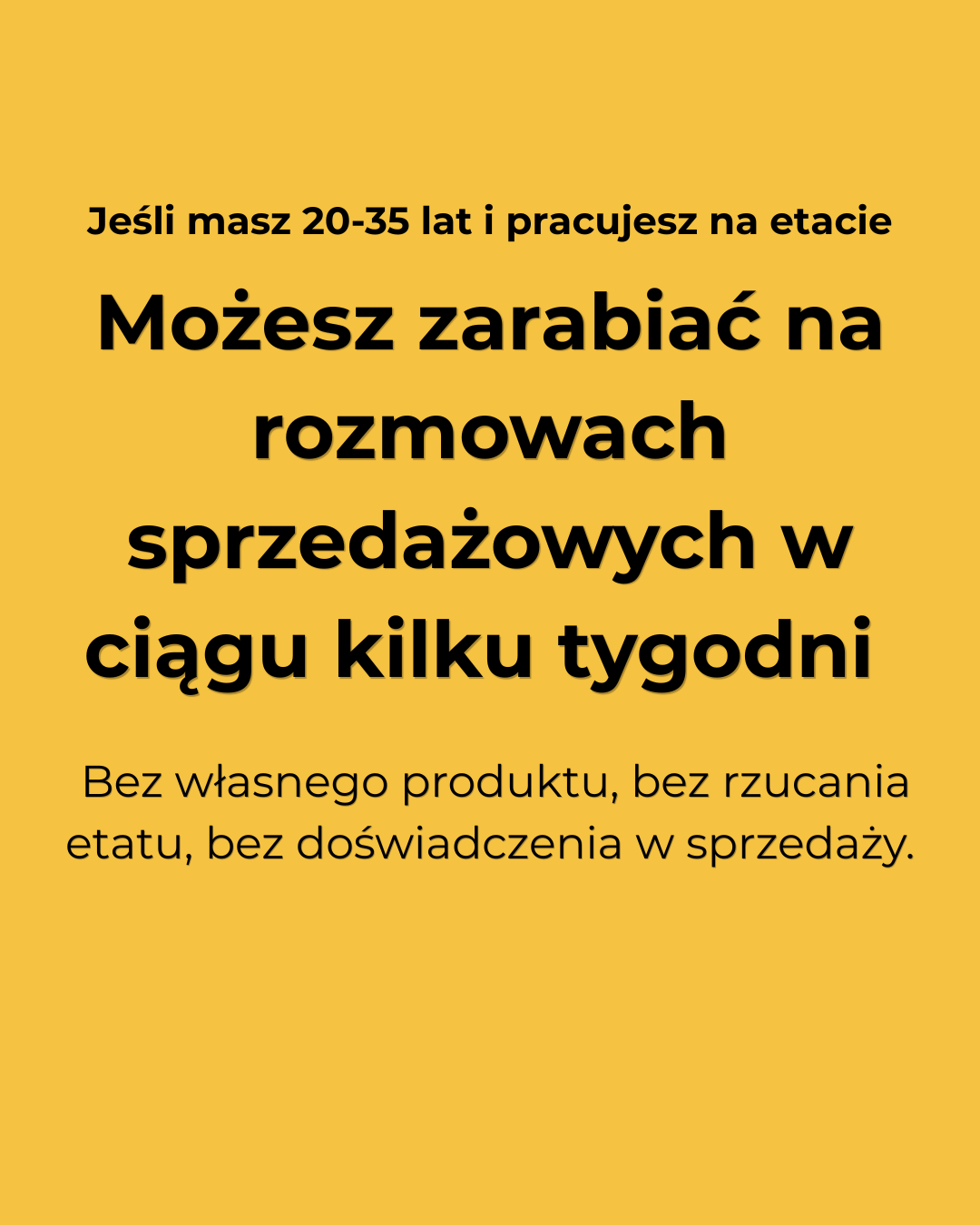 First Close Facebook ad: Zarabiaj na rozmowach 1:1